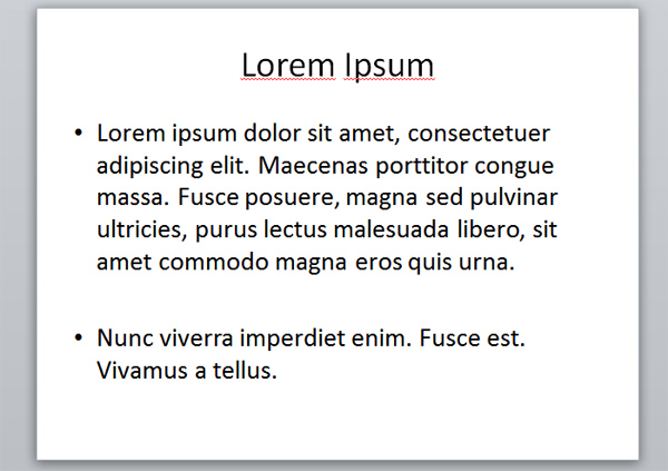 Lorem Ipsum Dans Les Pr sentations PowerPoint