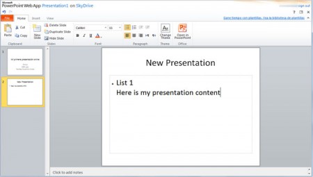 Korzystanie PowerPoint online do prezentacji bezpłatny