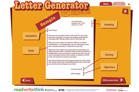 Instrument gratuit Scrisoare Generator online