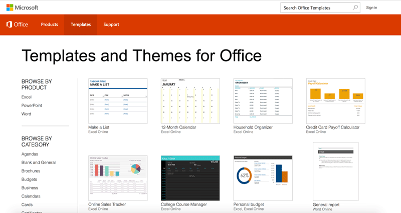Microsoft Office web sitesinden ücretsiz MS PowerPoint Şablonları İndir