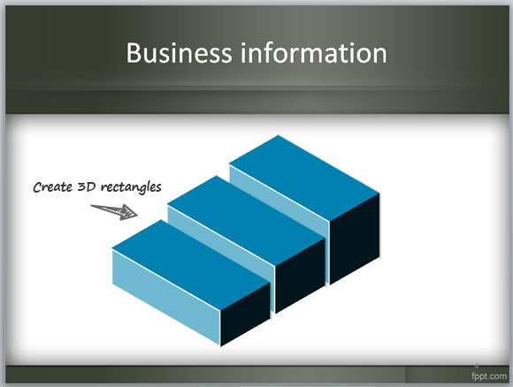 الشرائح للمقارنة باستخدام الخطوات 3D في PowerPoint