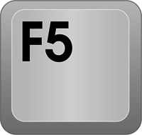 f5 значок кнопки