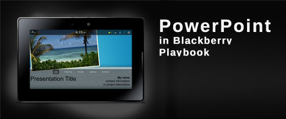 PlayBook的黑莓平板電腦