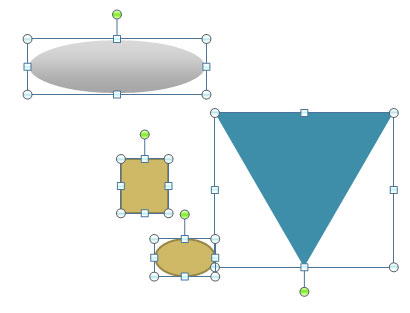 Menggambar Diagram Corong Sederhana di PowerPoint 2010