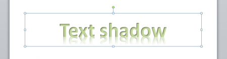 il testo ombra powerpoint