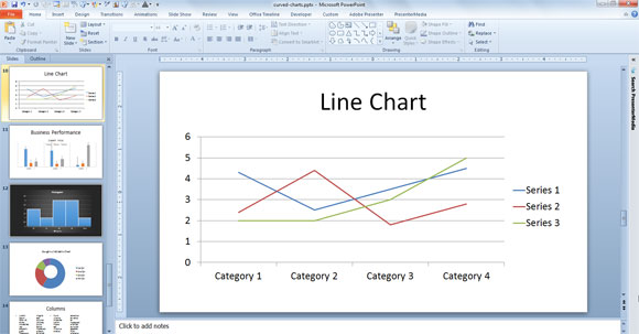 Как в powerpoint 2010 сделать диаграмму в