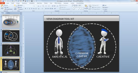 Powerpointのためのベン図ツールキット