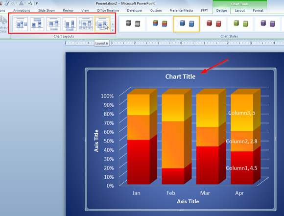 Как сделать процентную диаграмму в powerpoint