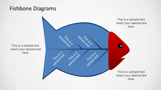 PowerPoint için Balık Kılçığı şablon