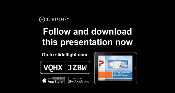 SlightFlightコードを使用して共有スライド