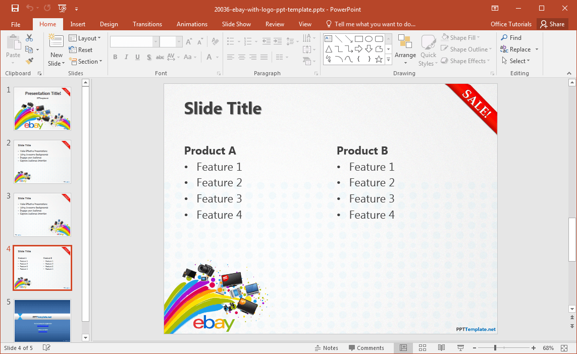 ebay-apresentação-template