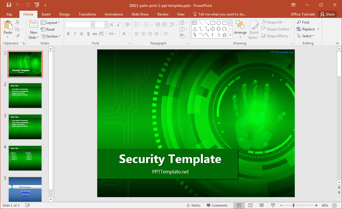 livre-security-powerpoint-template