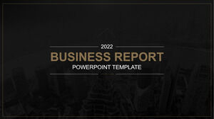 Черное золото Бизнес-отчет Шаблоны презентаций PowerPoint