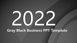 Gray Black Business PowerPoint Templates