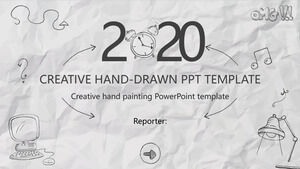 Șabloane PowerPoint creative pentru pictură manuală