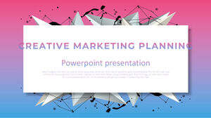 Plantilla de PowerPoint para plan de marketing creativo