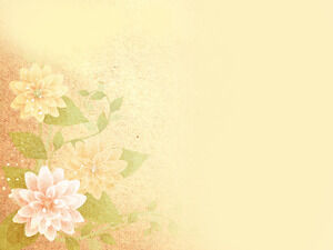 古典花卉幻燈片背景圖片
