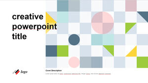 Mosaik-Abstrakt-Muster-PowerPoint-Vorlagen