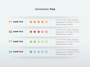 Tabel de rating-stele-Șabloane-PowerPoint