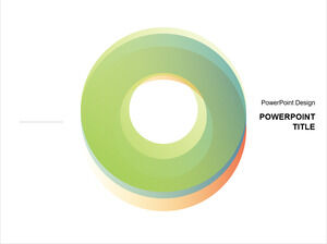 Stereo-Circle-Donut-Plantillas de PowerPoint