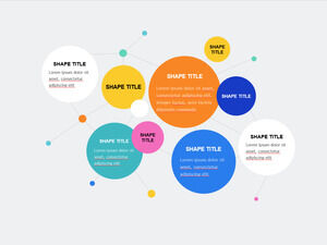Modelli scatter-Circle-Link-Point-PowerPoint