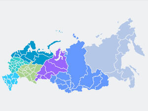 Düz-Rusya-Harita-PowerPoint-Şablonları
