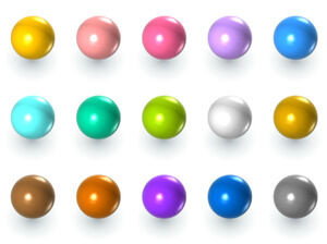 Șabloane 3D-Color-Ball-PowerPoint