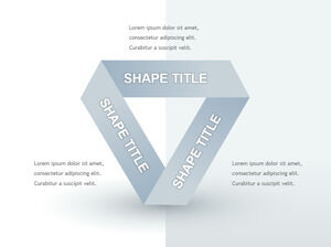 倒三角-概念-循環-PowerPoint-模板