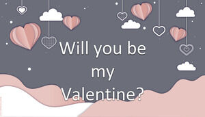 Будешь моим Валентином? Счастливый шаблон дня святого Валентина.