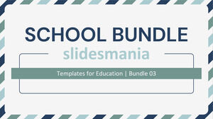 School Bundle 03 เทมเพลตสำหรับการศึกษา