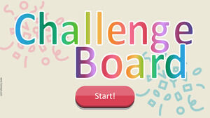 Modello interattivo di Challenge Board.
