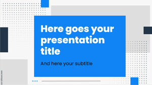 Google スライドまたは PowerPoint プレゼンテーション用のダウ無料テンプレート