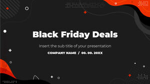Black Friday Deals Kostenlose Präsentationsvorlage – Google Slides-Design und PowerPoint-Vorlage