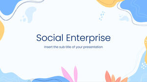 Modello di presentazione gratuito per l'impresa sociale: tema di Presentazioni Google e modello PowerPoint