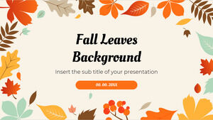 Modelo de apresentação gratuita de fundo de folhas de outono – Tema do Google Slides e modelo de PowerPoint