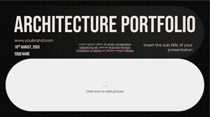 Архитектурный портфолио Бесплатный шаблон презентации – тема Google Slides и шаблон PowerPoint