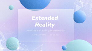 Șablon de prezentare gratuit pentru realitate extinsă – Tema Prezentări Google și șablon PowerPoint