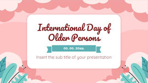Șablon de prezentare gratuit pentru Ziua Internațională a Persoanelor Vârstnice – Tema Prezentări Google și șablon PowerPoint