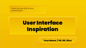 Șablon de prezentare gratuit de inspirație pentru interfața utilizatorului – Tema Prezentări Google și șablon PowerPoint