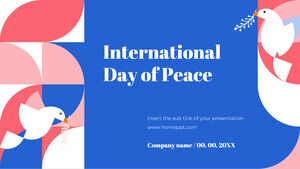 قالب عرض تقديمي مجاني لليوم العالمي للسلام - قالب شرائح غوغل ونموذج بوربوينت