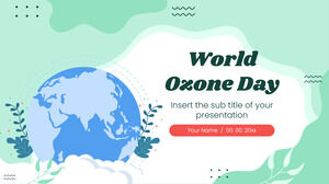 Dünya Ozon Günü Ücretsiz Sunum Şablonu – Google Slaytlar Teması ve PowerPoint Şablonu