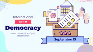 Plantilla de presentación gratuita del Día de la Democracia – Tema de Google Slides y plantilla de PowerPoint