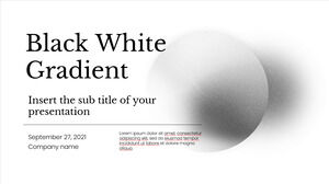 Modelo de apresentação grátis de gradiente branco preto – Tema do Google Slides e modelo de PowerPoint