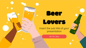 เทมเพลตการนำเสนอของคนรักเบียร์ฟรี - ธีม Google สไลด์และเทมเพลต PowerPoint