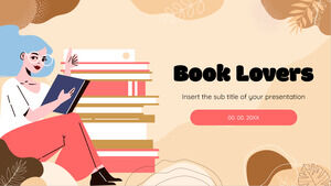 Kostenlose Präsentationsvorlage für Buchliebhaber – Google Slides-Design und PowerPoint-Vorlage