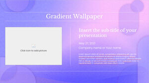 그라데이션 배경화면 무료 프리젠테이션 템플릿 - Google 슬라이드 테마 및 파워포인트 템플릿