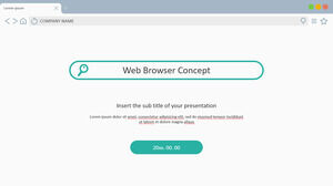 Web 浏览器概念免费演示模板 - Google 幻灯片主题和 PowerPoint 模板