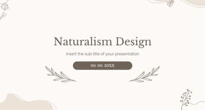 Plantilla de presentación gratuita de diseño de naturalismo – Tema de Google Slides y plantilla de PowerPoint