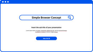 Șablon de prezentare gratuit pentru browser simplu – Tema Prezentări Google și șablon PowerPoint