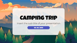 Бесплатный шаблон презентации Camping Trip – тема Google Slides и шаблон PowerPoint